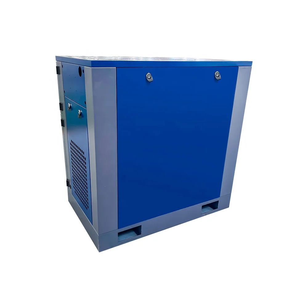 Low noise 1.1m3/min compressor de ar 7.5kw 10hp rotary stationary screw air compressor for industrial use