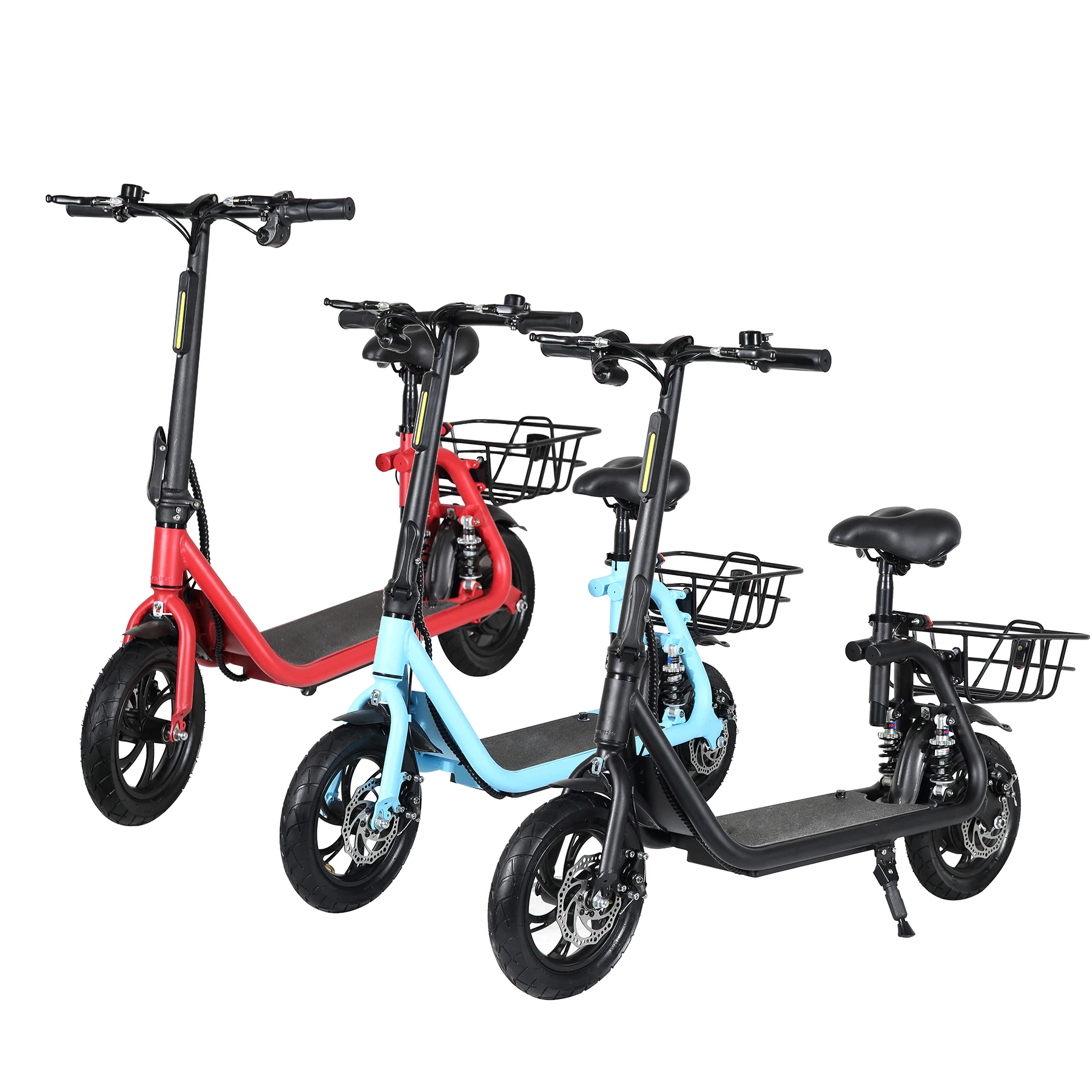 Yes Foldable and  basket  and 201-500w Power electric scooter  aluminium alloy light weight e-bike cheaper electric bicycle