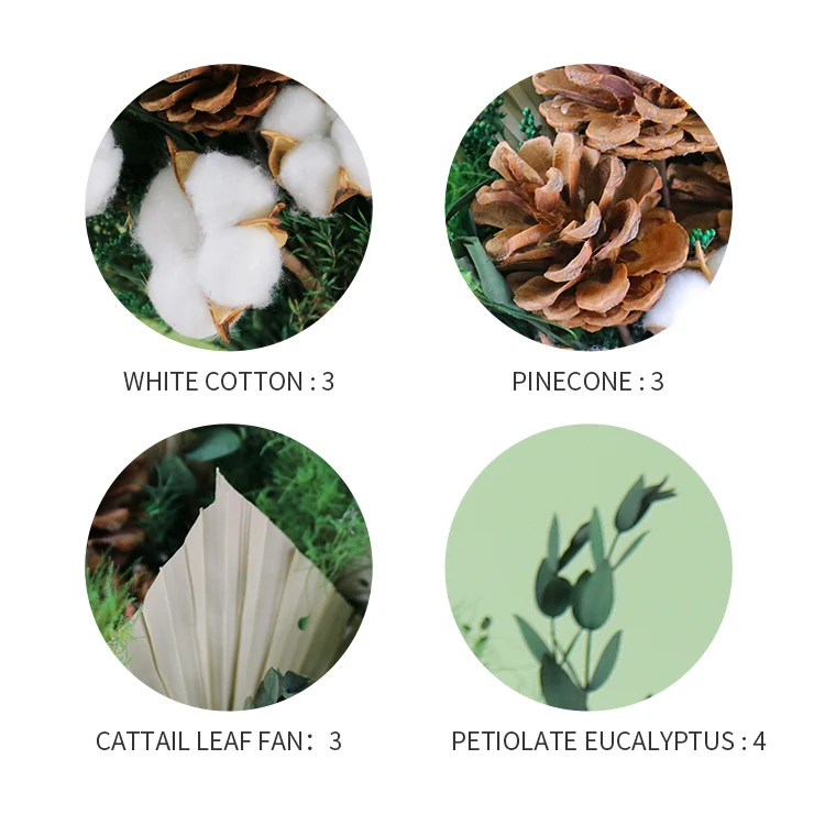 GH-002 wholesale amazon hot sale wedding supplies dried flower Large home decor china decorations Natural flowers artificial