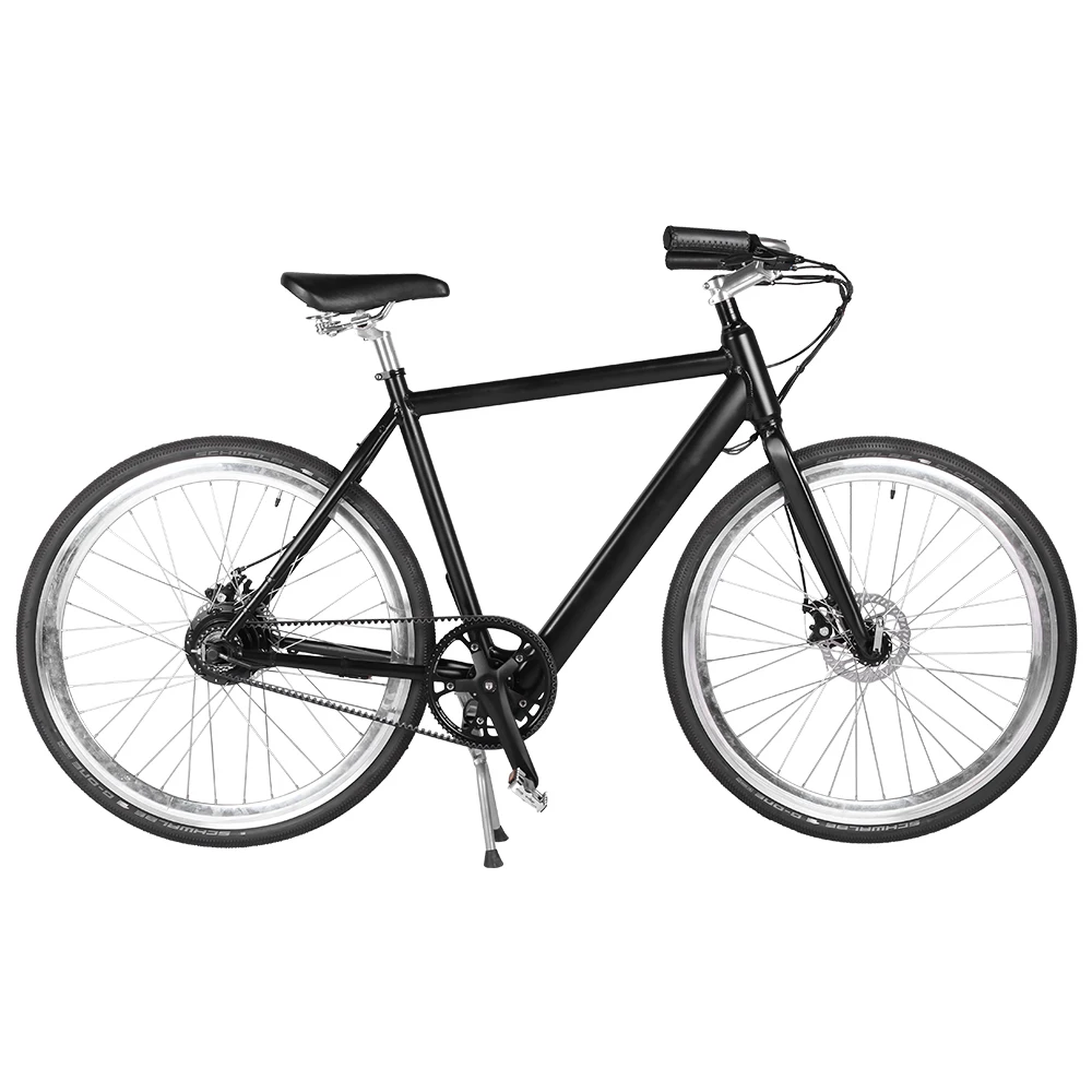 2021 Лидер продаж городской электровелосипед 36V 250W 6.8Ah литиевая батарея с мотором bafang Ременный привод электрический велосипед