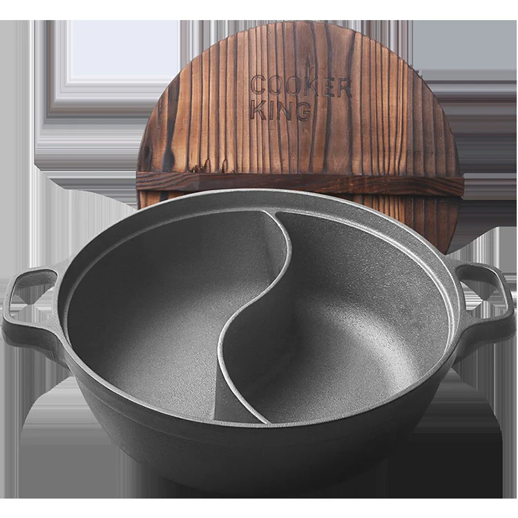Home cookware Pre-Seasoned cooking pot cast iron