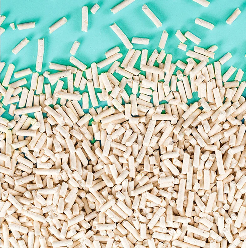 Китай экологически чистый быстрая доставка хорошо впитывающий контроль запаха биоразлагаемый наполнитель маниоки премиум-класса