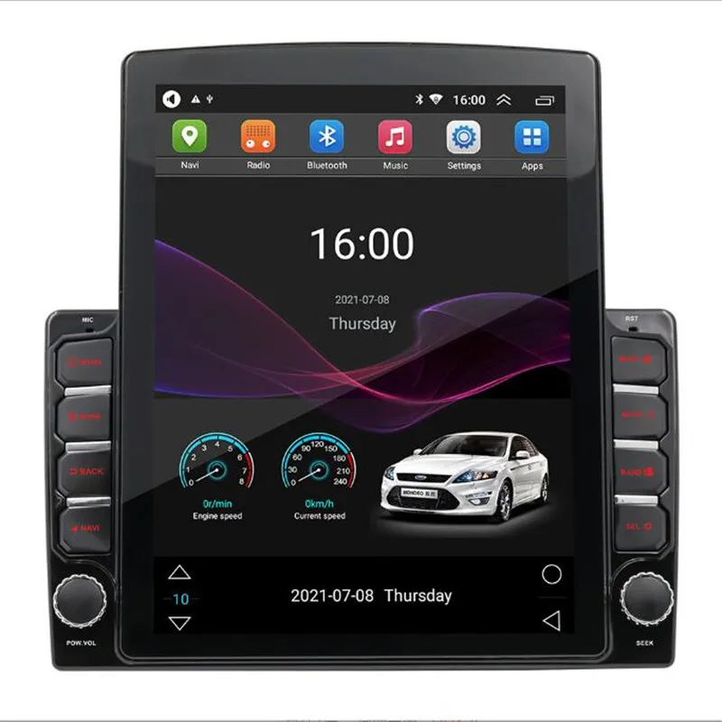 9.7-inch vertical screen universal Android system GPS navigation WiFi Internet all-in-one machine