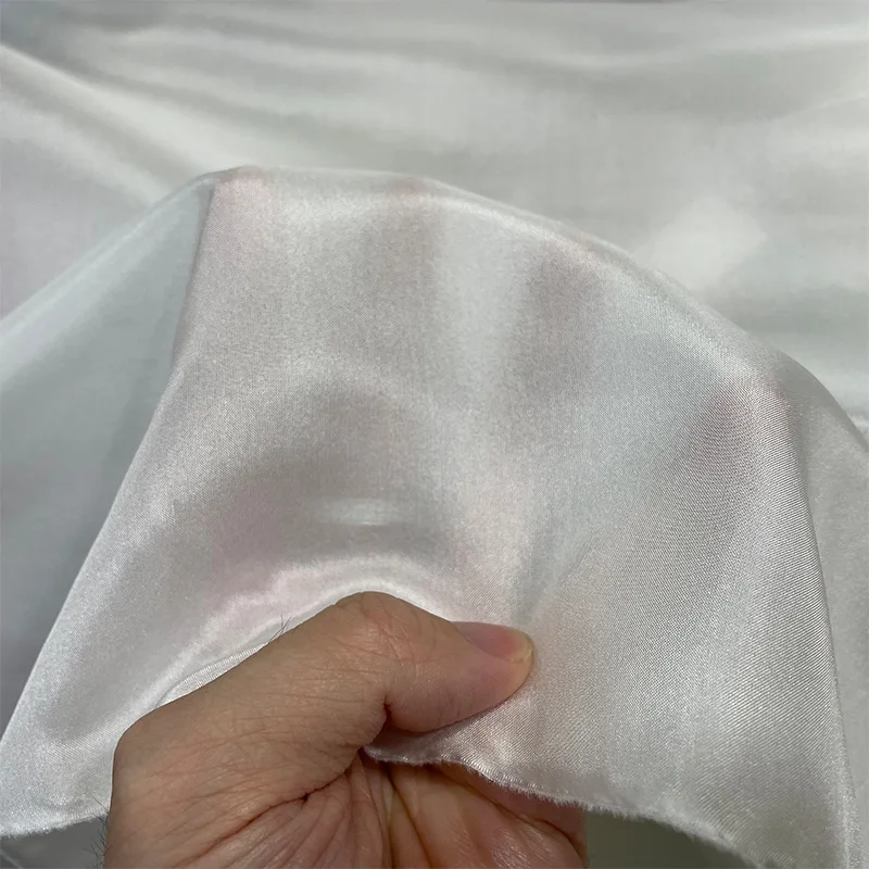 Wholesale Chinese Custom Plain White 8mm Habotai Hand Rolled Lady Pure Silk Scarf for Painting and Dyeing