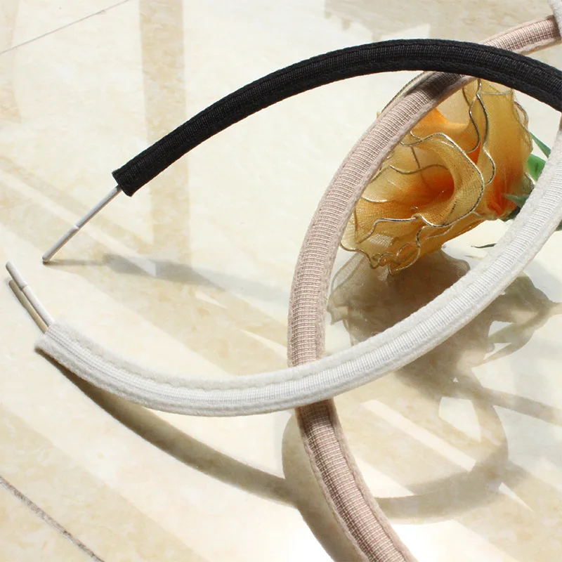 LS124 1cm Elastic Bra Steel Ring Webbing Bright White Black Nylon Steel Ring Cover Underwear Corset Swimwear Accessories