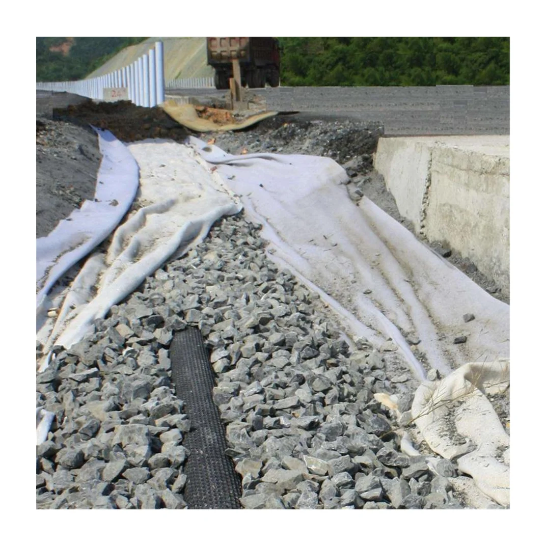 Compressive Plastic Curved Drain Pipe Tunnel Airport Runway Landscaping Fast Drainage Rigid Permeable Pipe In Stock