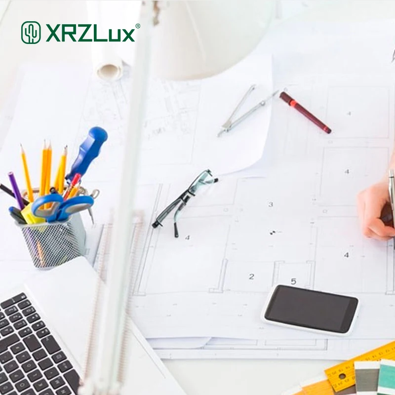 XRZLux Professional LED Lighting Environment Optimization Service Layout Plan DIALux Simulation For Indoor Lighting
