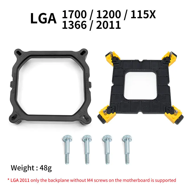 CPU radiator bracket Intel 1200 socket LGA 115X 1200 1366 155X 1700 2011 main board base frame screw fastener