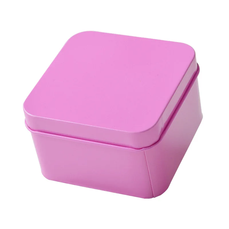 Small Tin Gift Boxes Metal Tin Jars Iron Tea Box Cookies Case Small Things Storage Boxes Bins Biscuit Container Candy