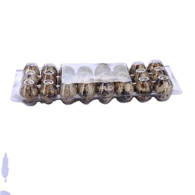 Прозрачный пластиковый лоток для перепелиных яиц из ПЭТ/ПВХ, 4, 6, 8, 10, 12, 15, 16, 20, 24, 30 отверстий, лоток для упаковки куриных яиц