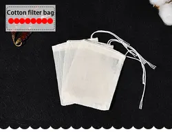 Индивидуальные тканевые упаковочные мешки на шнурке, органический муслиновый Хлопковый мешок для фильтров