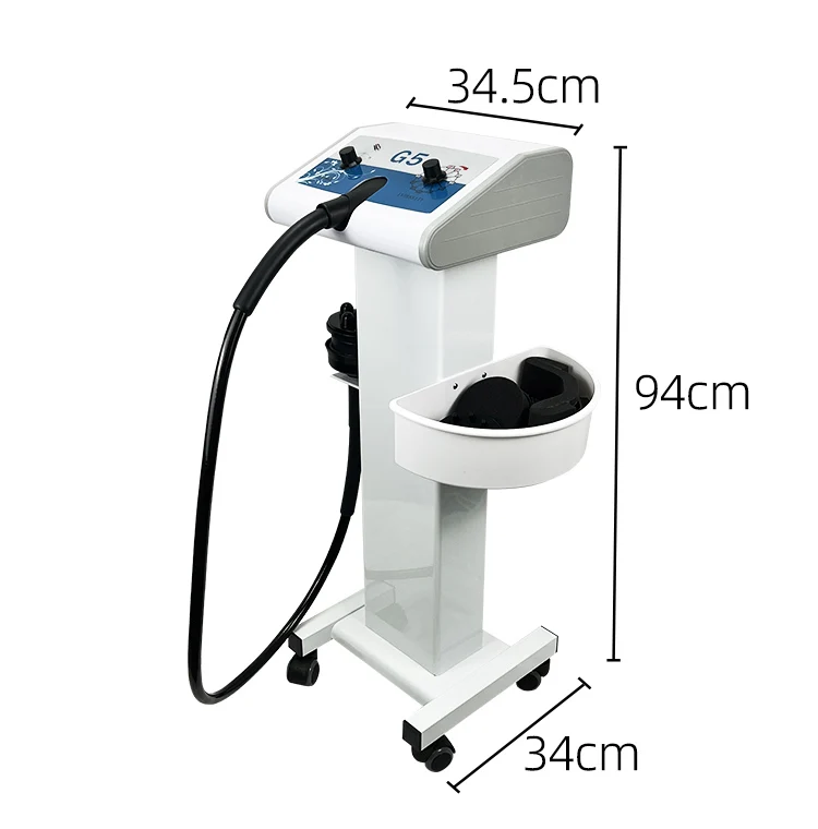 2024 New Products 2 In 1 8g Vacuum Heating Massager Fat Burning G8 Vibration Body Gun Massage Machine For Leg Shoulder All Body