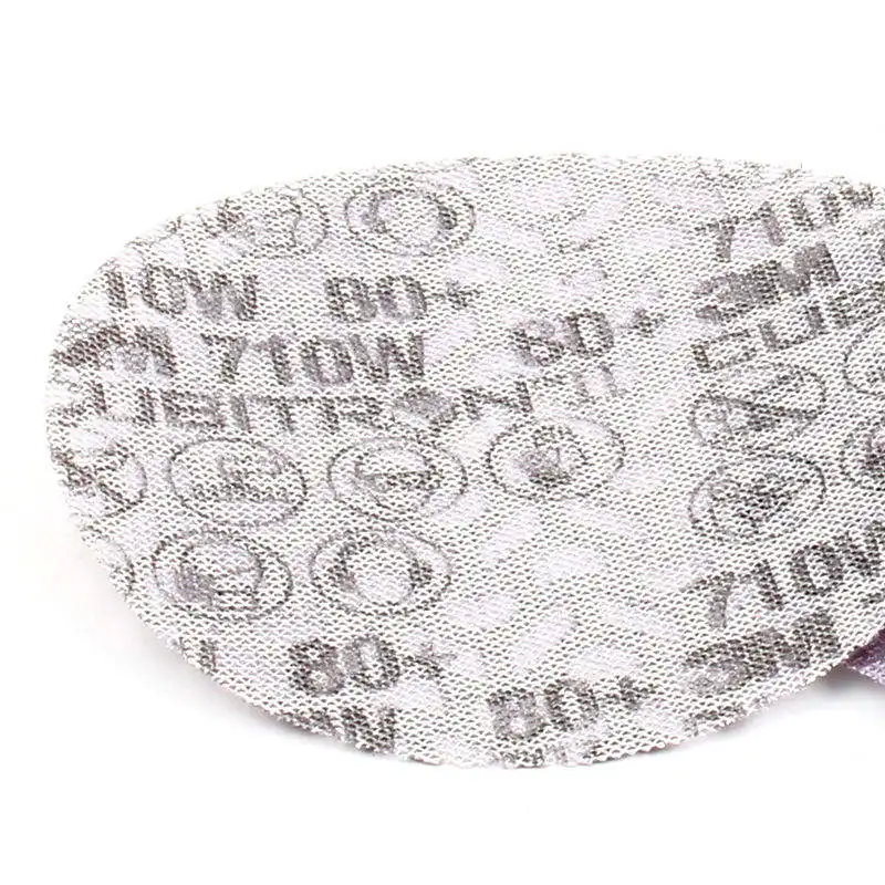 Xtraxt Purple Grid Disc Silicon Carbide 5inch Sanding Discs Flocking Sand Paper Disc for Polishing