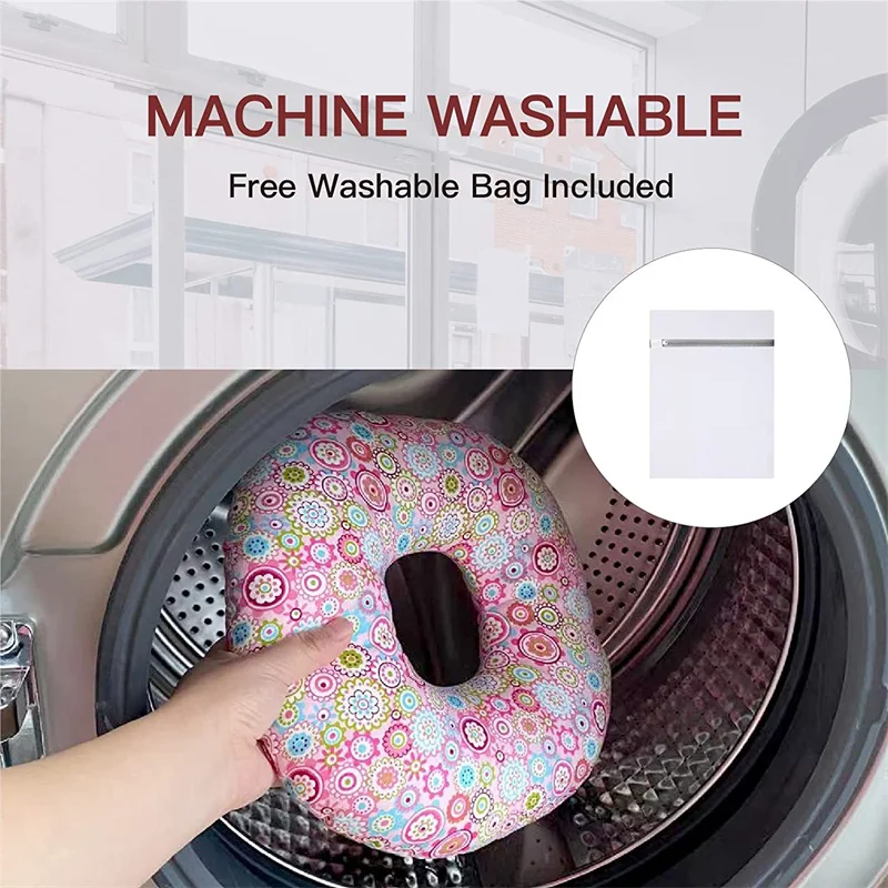 Side Sleeper Donut Pillow Inflammation Pain Relief Ear Piercing Pillow with Ear Hole