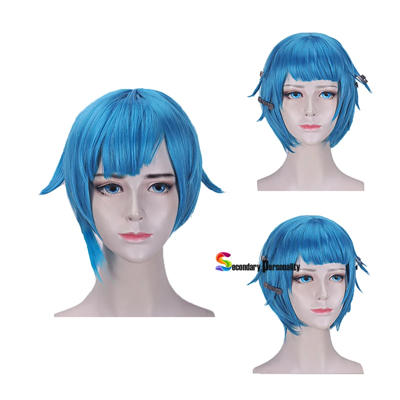 Jinx Vi Cosplay Wigs Game LOL Arcane Jinx Cosplay Blue Heat Resistant Synthetic Hair Jinx Juvenile And Junior Woman Hair Wig