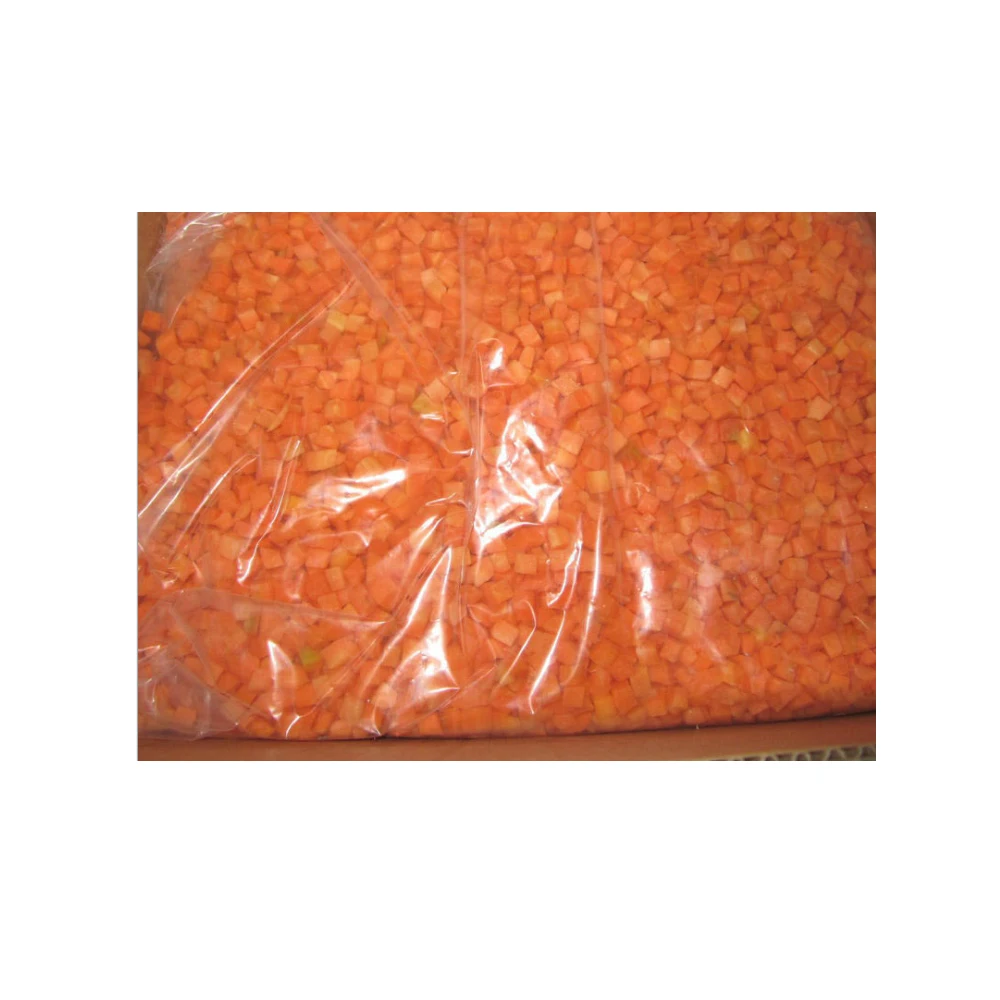 IQF Natural Freezing Vegetables Frozen Blanched Slice Cut Carrot