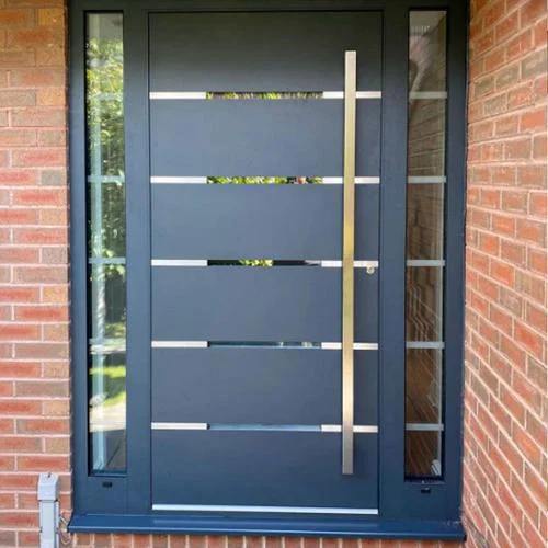 New Modern Italy Design Hot Sale Metal Other Front Entry Door Cheap Price Exterior Steel Security Entrance Doors For Houses