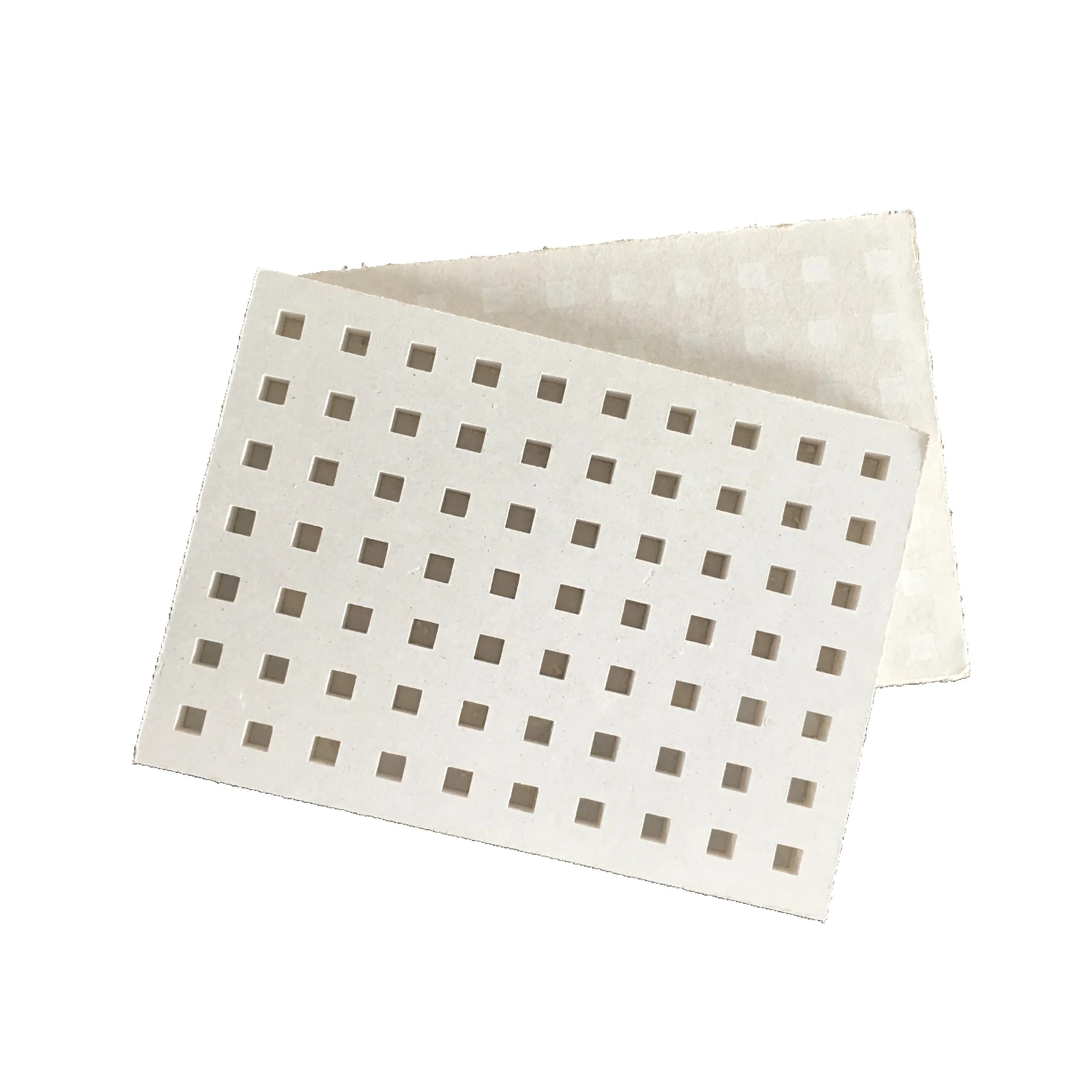 Acoustic Perforated Gypsum Ceiling Board Drywall Plasterboard