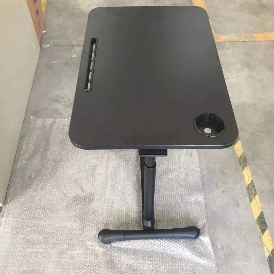 Training office meeting room ergonomic mobile uplift speaking table with wheels height adjustable desk