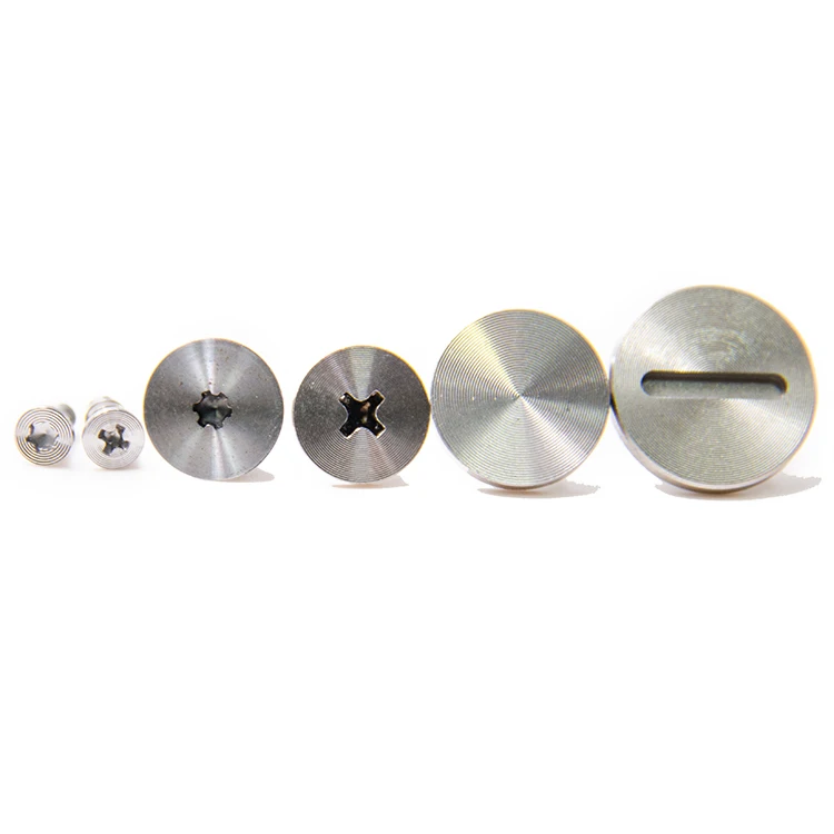 Mobile phone screw Stainless steel flat head 6-Lobe CD pattern step screw