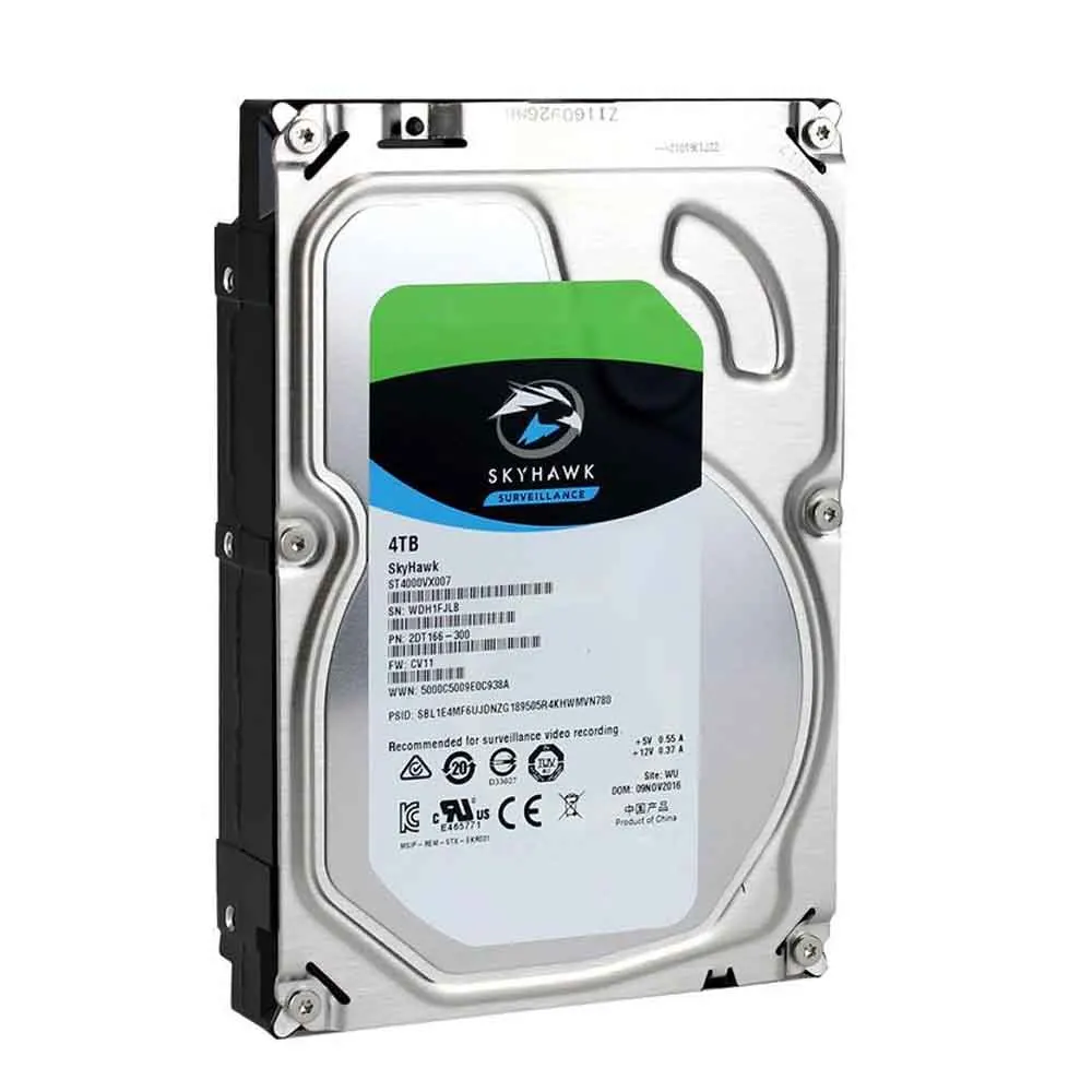 For Seagate SkyHawk ST4000VX007 4TB HDD CCTV DVR Hdd Hard Disk 7.2k Sata 6gb 4TB ST2000VX008 ST1000VX005 ST4000VX013 ST8000VX004