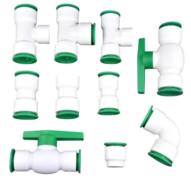 Quick Joint Quick Water Fittings PPR Pipe Quick Fittings Push Fit Connector PPR Fittings For Water System