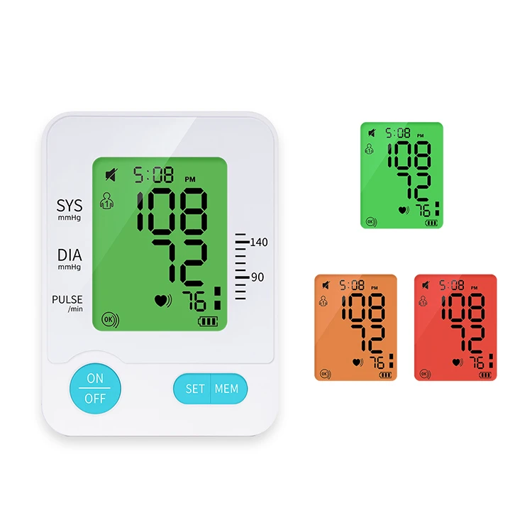 
Accurate Measuring Blood Pressure Monitor Upper Arm Type Large Cuff Band Blood Meters 