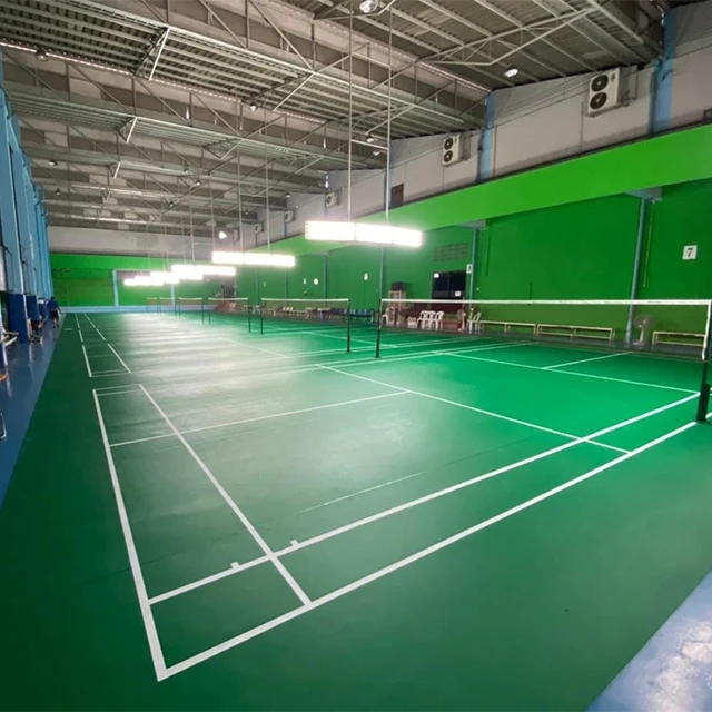 
high quality professional indoor pvc sport floor badminton court badminton floor mat 