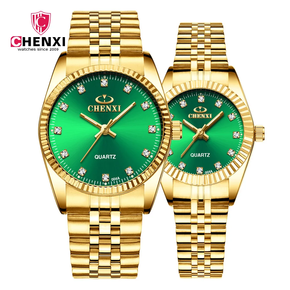Top Luxury Brand Business Watch Stainless Steel Date Hour Gold Wristwatch Quartz Clock High Quality Waterproof Watches