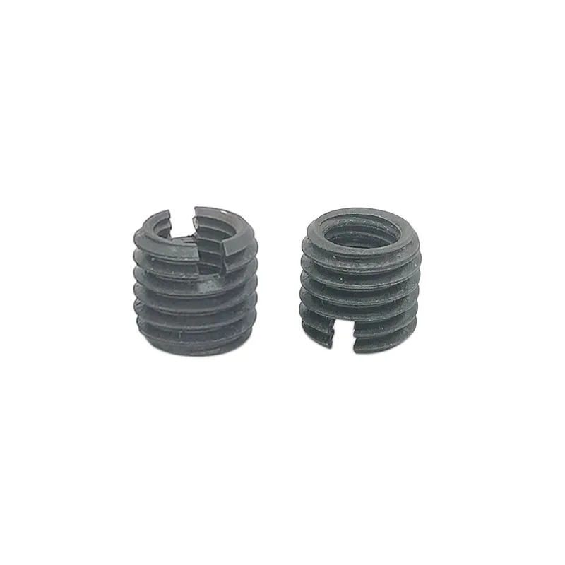Dacromet Carbon Steel Locking ensat Slotted Self Tapping Thread Insert Stainless Steel Threaded Bushing For Thread Repair
