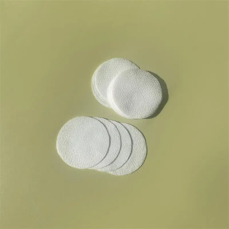 YD46 Manufacturer produce disposable natural plastic dots cotton pad for cleaning