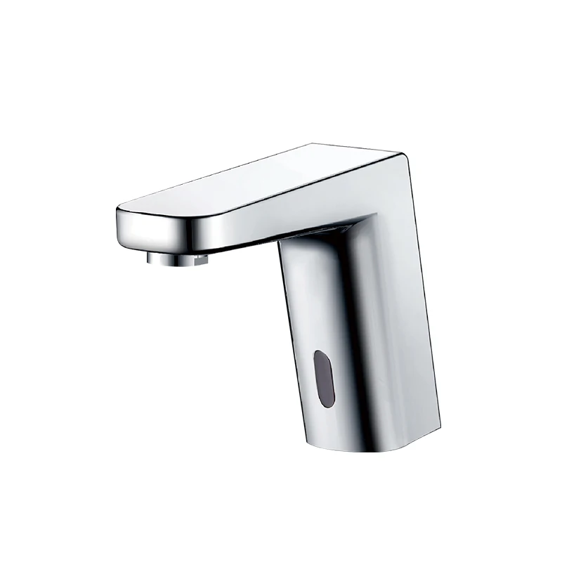 Smart Motion Infrared Sensor Faucet Automatic Touchless Chrome Vanity Faucets Bathroom Sink Faucet With Control Box