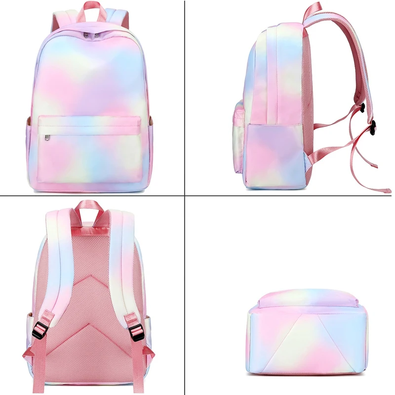 New design pink mochila infantil kids children school backpack bags for girls