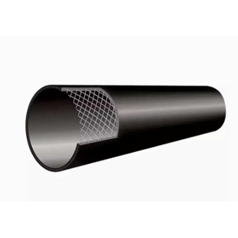 High density HDPE Steel wire mesh skeleton composite water supply pipe fire sprinkler system tube fire proof tube