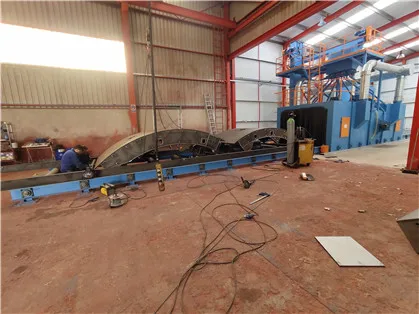 
Continuous feed /steel strip / through feed shot blasting machine for sale RFQ 