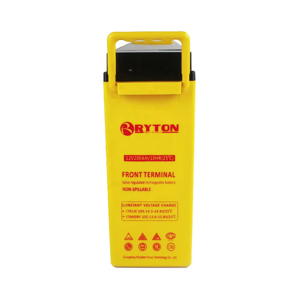 Storage+Batteries front terminal 12V 200ah lead acid battery for Energy storage