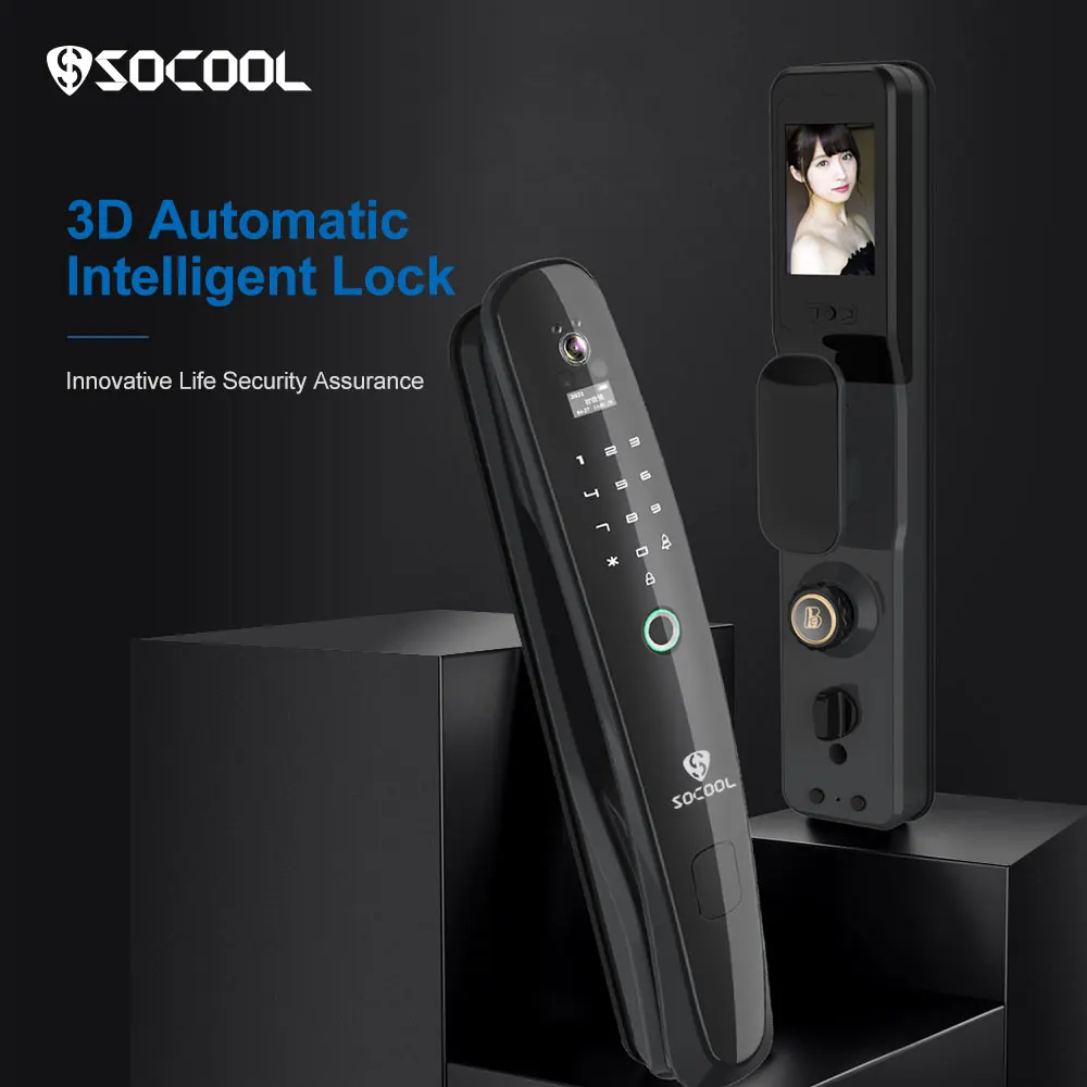 Socool new smart lock app Control password unlock home door use smart lock