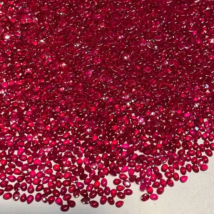 SGARIT Loose Gemstone Jewelry Pigeon Blood Red Natural Ruby Stone For Custom Jewelry Wholesale All Shape Genuine Ruby