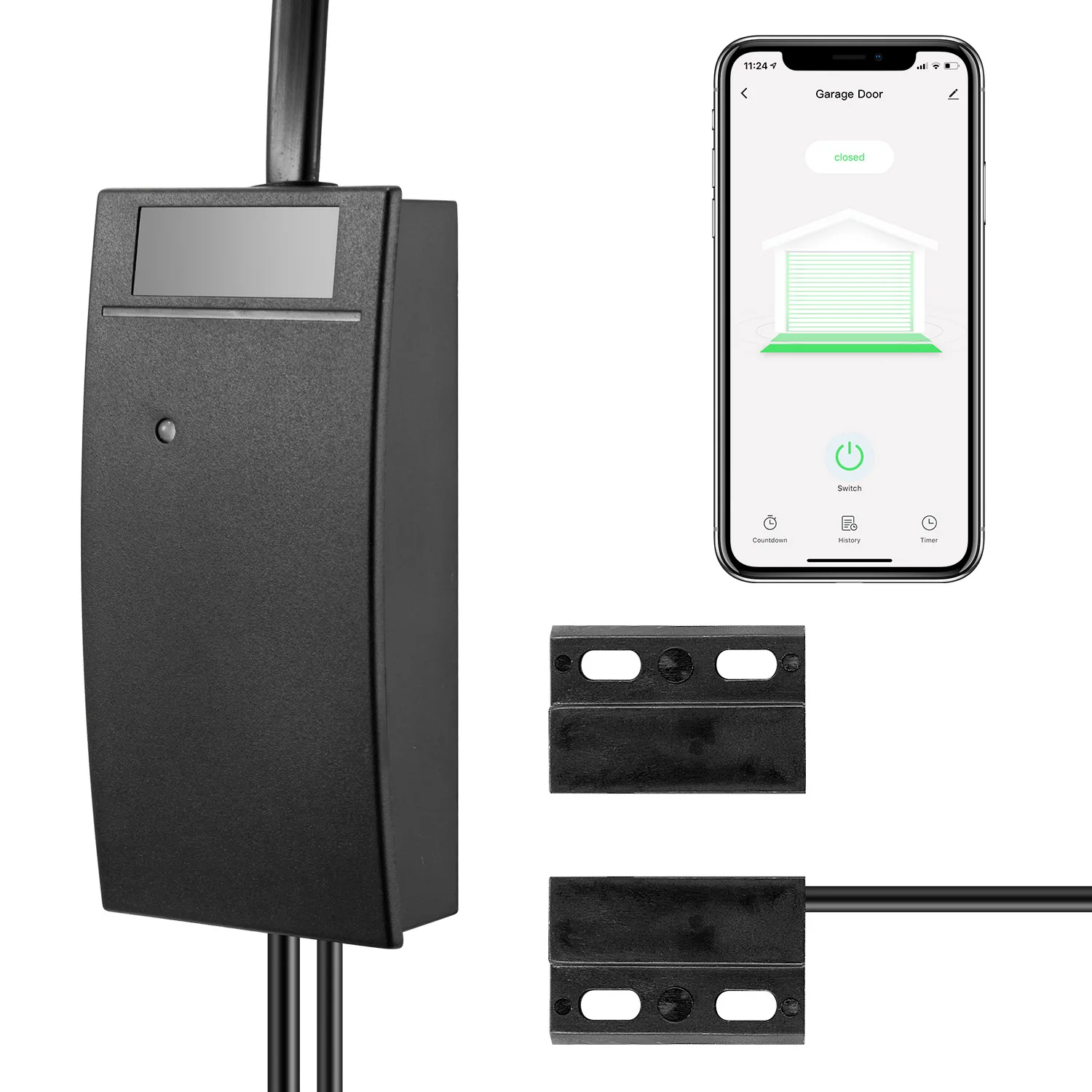 
Universal Residential Automatic Remote Control Garage Door Opener Wifi Smart Tuya Wall Mount Garage Door Opener 