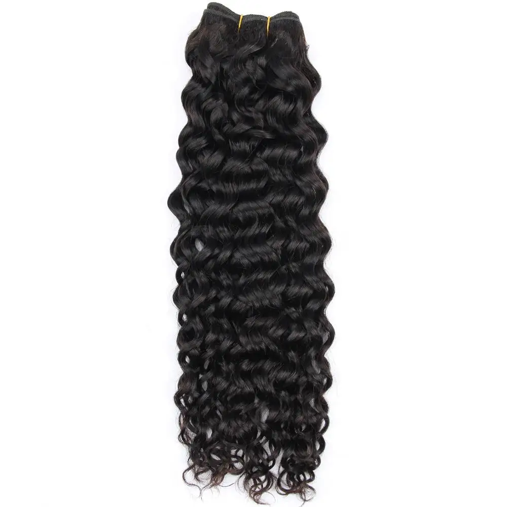 30 40 Inchrgineweave Bundles Extension Water Wave Human Hair Brazilian Hair Wet and Wavy Brwigsian Hair Bundle Bulk Straight