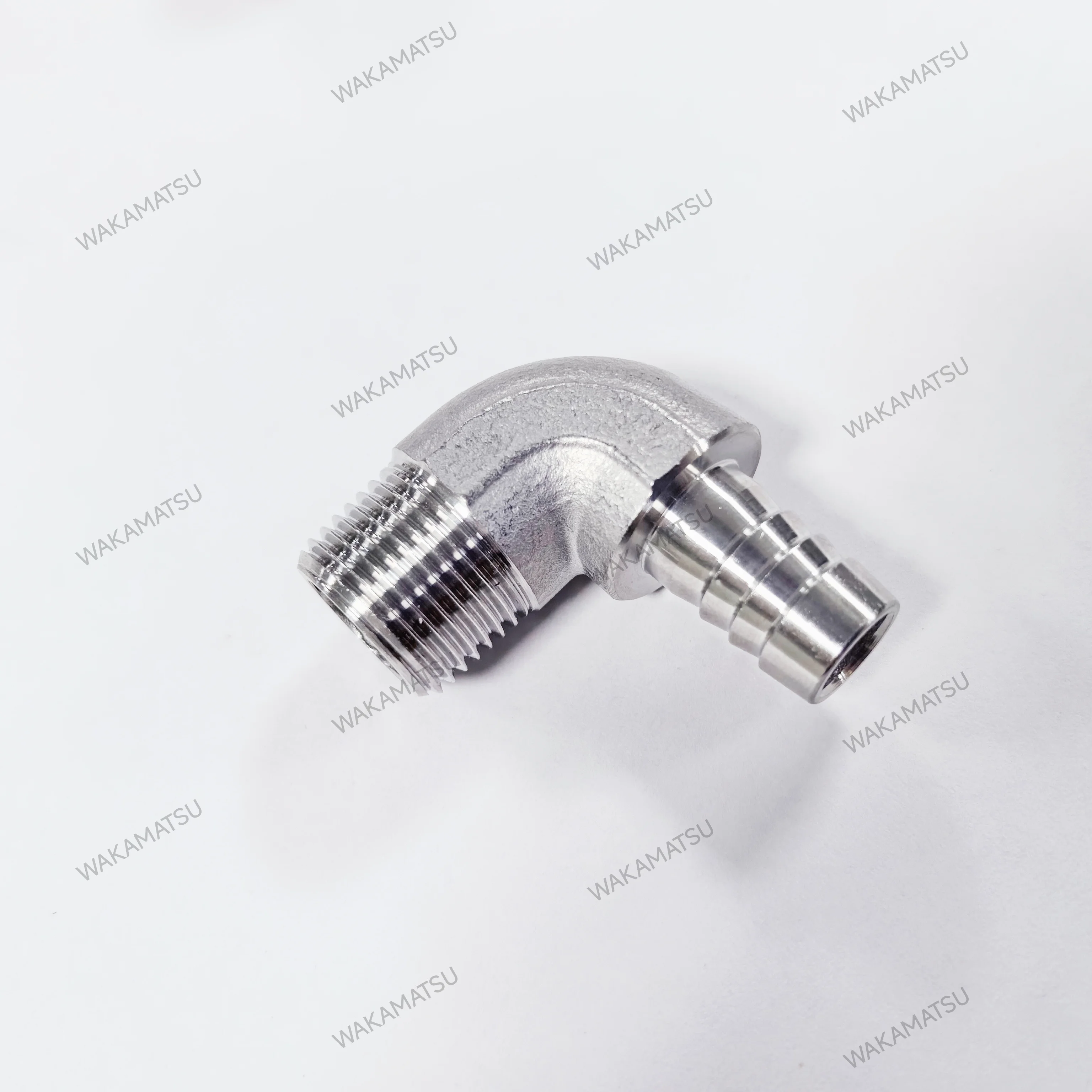WAKAMATSU Steel 90 Degree Elbow Pagoda L-Type Hose Nipple AC Hose Pipeline Connectors Plumbing Fittings Water OEM Options