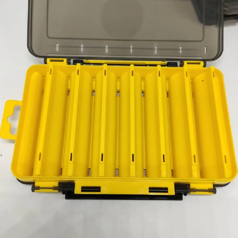 In  Stock 14 Compartments Fishing Tackle Lure Case Egi Squid Jig Minnows Bait Reversible Double Sided Fishing Lure Tackle Box