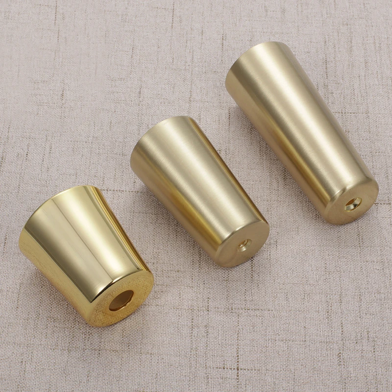Hoone Metal Furniture Tips Toe Caps Tapered Ferrules Table Brass Caps Sofa Chairs Cabinet Leg Protector