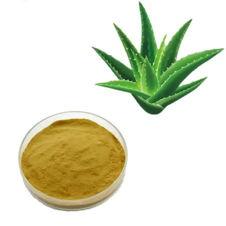 High Quality Aloe vera P.E. Extract Aloin Aloe-emodim 20% 98% HPLC