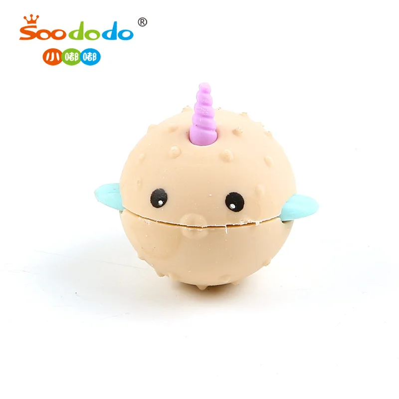 3D ластик в форме морского животного русалки единорога воздушного карандаша ластик для детей рекламные товары