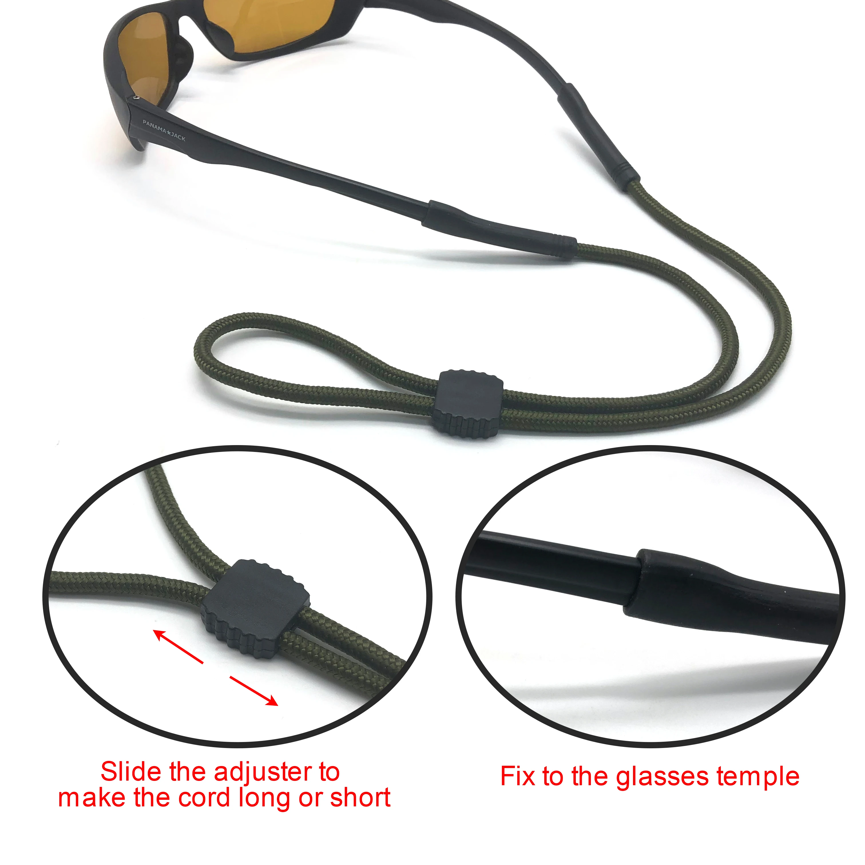 Wholesale Customized Nylon Eyeglass Retainer Straps Sunglasses Accessories Sunglasses Lanyard