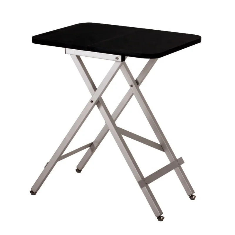 Outdoor grooming table Wooden top anti-slip surface light weight outdoor grooming table folding dog salon grooming table