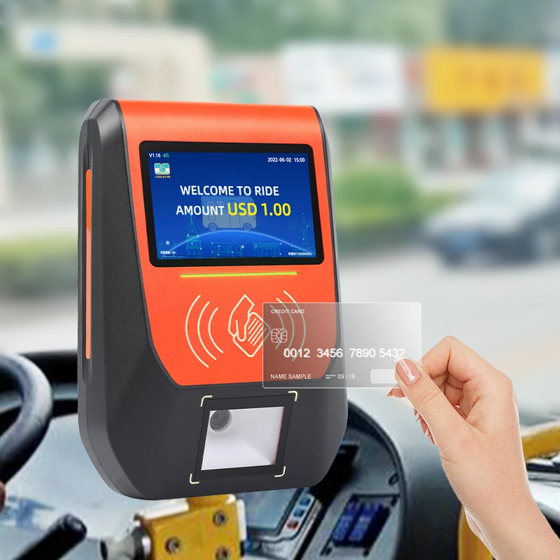 Все в одном pos rfid считыватель карт для общественного транспорта платежной системы
