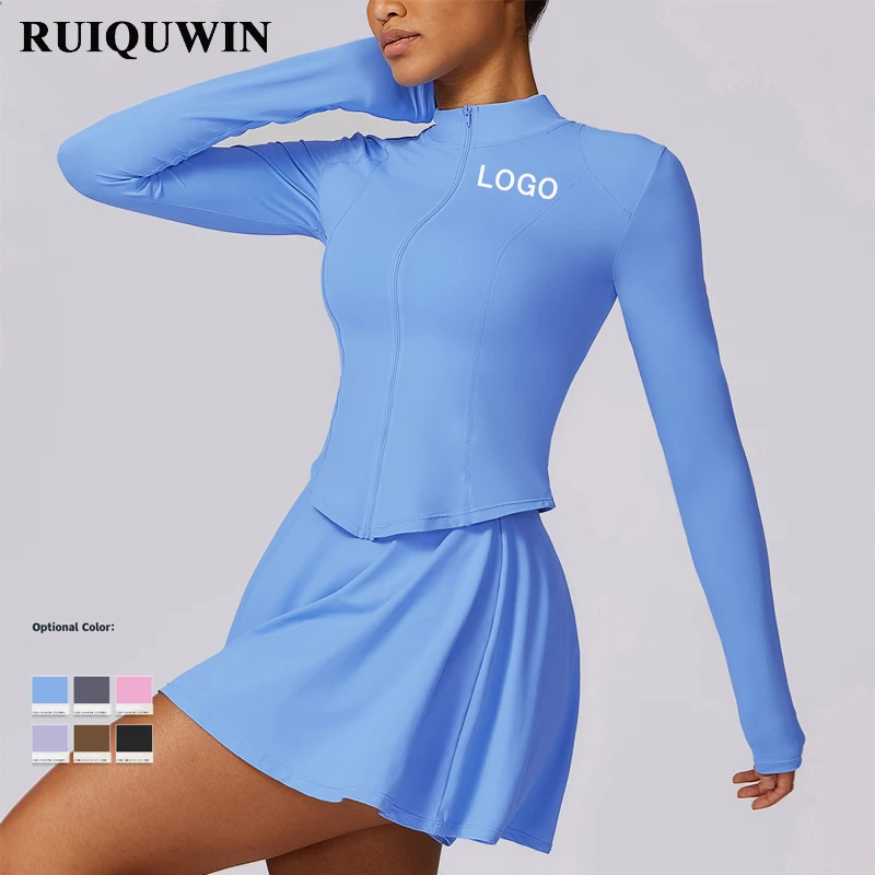 RUIQUWIN Custom Sunscreen Clothing UPF50 Long Sleeve Tops Uv Resistant Ice Silk Cool Sports Jacket Sun Protection Clothing