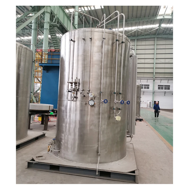 Vertical Pressure Vessel Cryogenic Storage Bulk Liquid Oxygen / Nitrogen Liquefied Carbon Dioxide Equipment Dewar Bottle